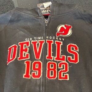 Old Time Hockey NJ Devils 1982 Hoodie